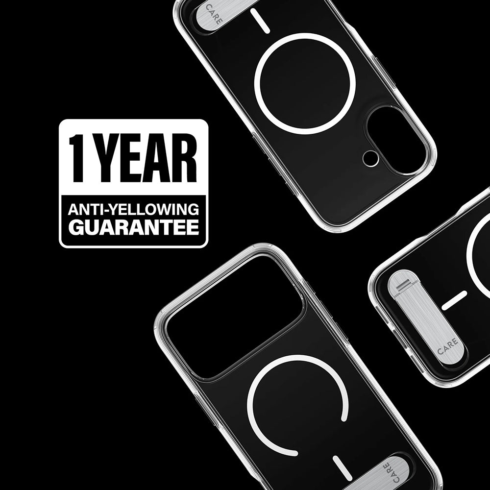 Калъф MagSafe за Apple iPhone 17, PanzerGlass, с функция стойка, прозрачен