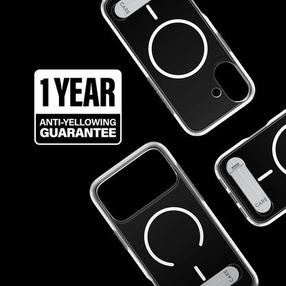 Калъф MagSafe за Apple iPhone 17, PanzerGlass, с функция стойка, прозрачен
