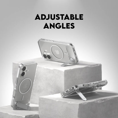 Калъф MagSafe за Apple iPhone 17, PanzerGlass, с функция стойка, прозрачен