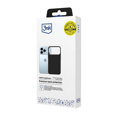 Калъф MagSafe за Apple iPhone 17 Pro, 3MK, Hardy, Черен