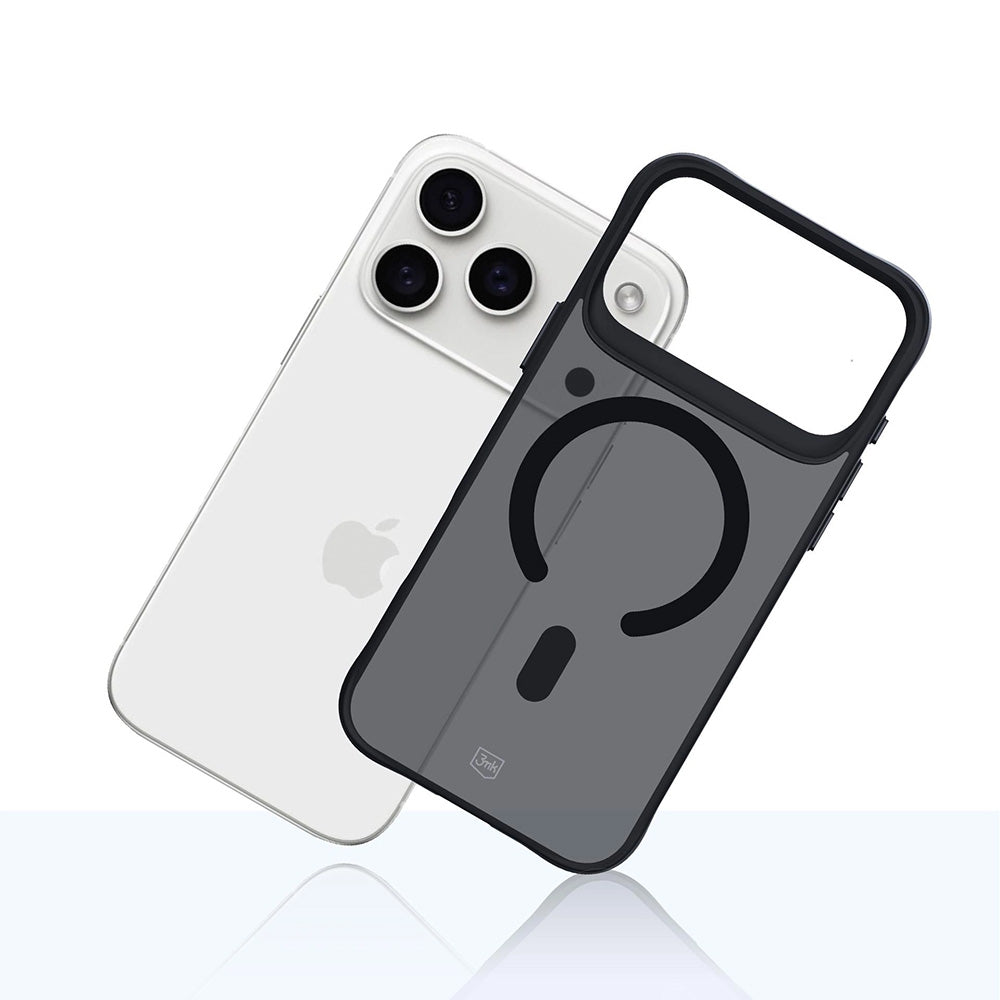 Калъф MagSafe за Apple iPhone 17 Pro, 3MK, Smoke MagCase, Черен