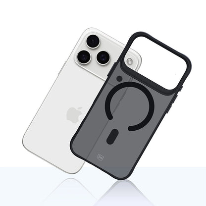 Калъф MagSafe за Apple iPhone 17 Pro, 3MK, Smoke MagCase, Черен