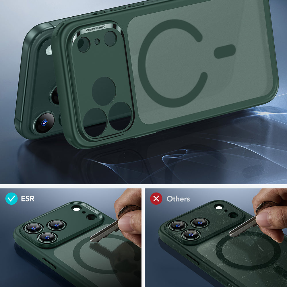 Калъф MagSafe за Apple iPhone 17 Pro, ESR, Classic Hybrid, Сатенено зелен