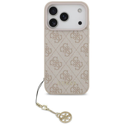 Калъф MagSafe за Apple iPhone 17 Pro, Guess, 4G Charm Cradle, Розов