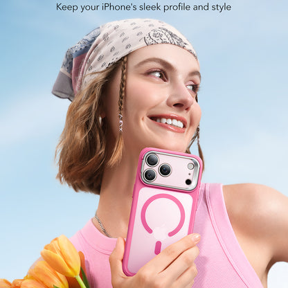 Калъф MagSafe за Apple iPhone 17 Pro Max, ESR, Classic Hybrid Kickstand, Сатенено розов