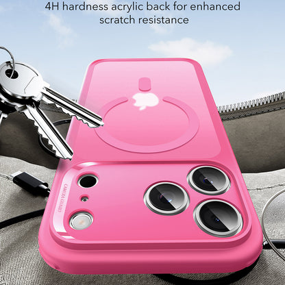 Калъф MagSafe за Apple iPhone 17 Pro Max, ESR, Classic Hybrid, Сатенено розов