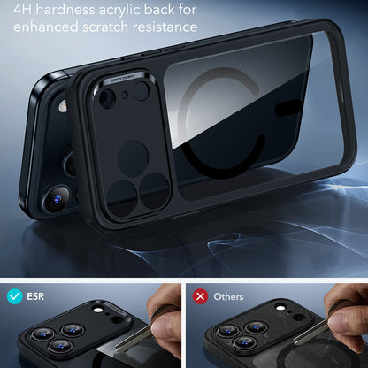 Калъф MagSafe за Apple iPhone 17 Pro Max, ESR, Classic Hybrid, Черен Прозрачен