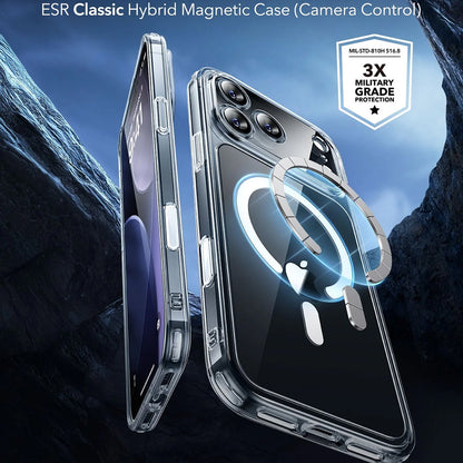 Калъф MagSafe за Apple iPhone 17 Pro Max, ESR, Classic Hybrid, Прозрачен