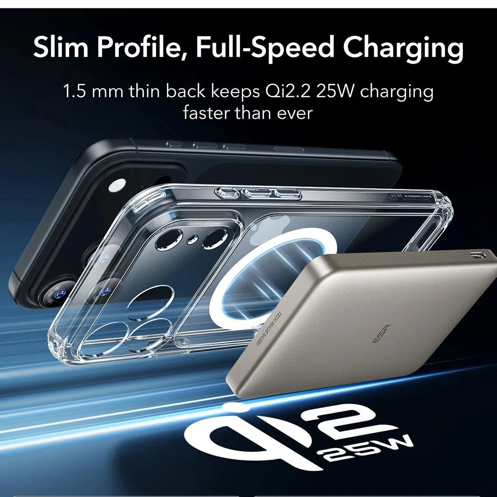 Калъф MagSafe за Apple iPhone 17 Pro Max, ESR, Classic Hybrid, Прозрачен
