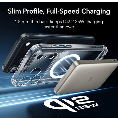 Калъф MagSafe за Apple iPhone 17 Pro Max, ESR, Classic Hybrid, Прозрачен