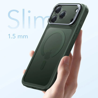 Калъф MagSafe за Apple iPhone 17 Pro Max, ESR, Classic Hybrid, Сатенено зелен