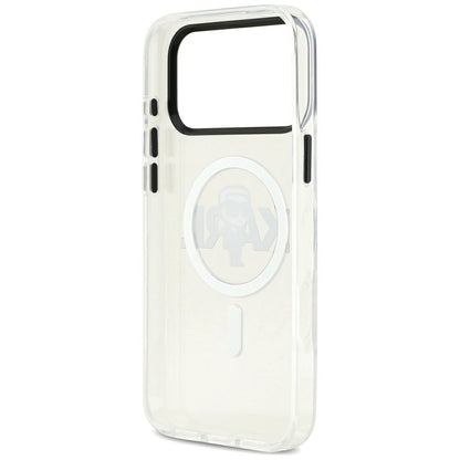 Калъф MagSafe за Apple iPhone 17 Pro Max, Karl Lagerfeld, IML Sketch Logo Karl, Прозрачен