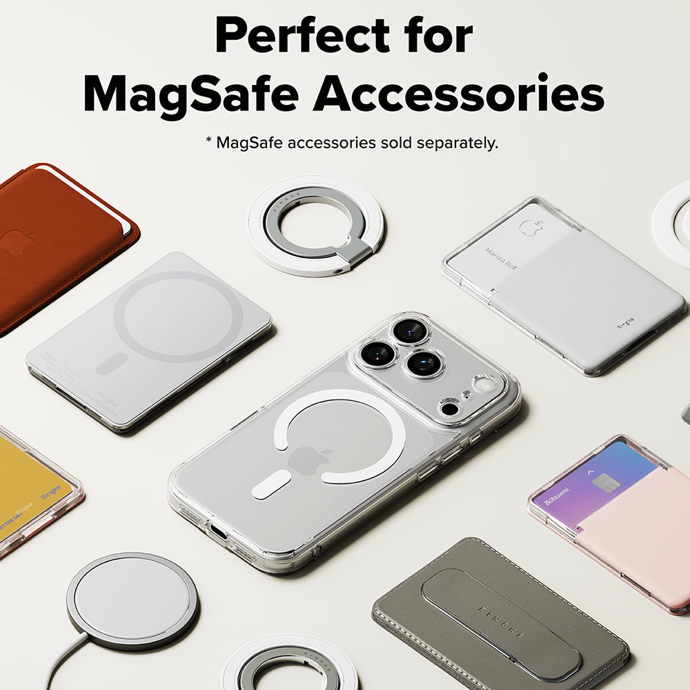 Калъф MagSafe за Apple iPhone 17 Pro Max, Ringke, Fusion, Прозрачен