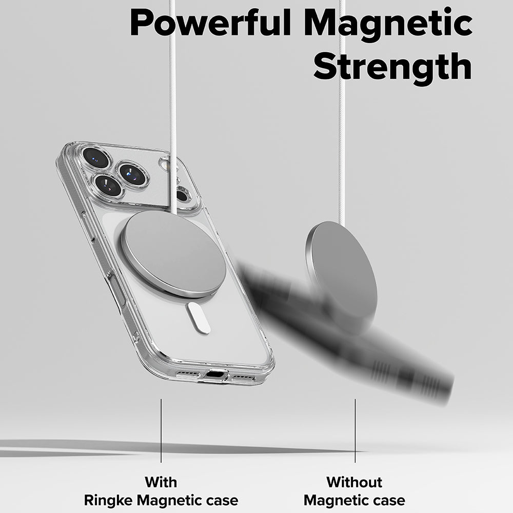 Калъф MagSafe за Apple iPhone 17 Pro Max, Ringke, Fusion, Прозрачен