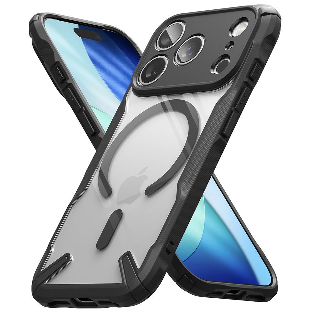 Калъф MagSafe за Apple iPhone 17 Pro Max, Ringke, Fusion X, Черен