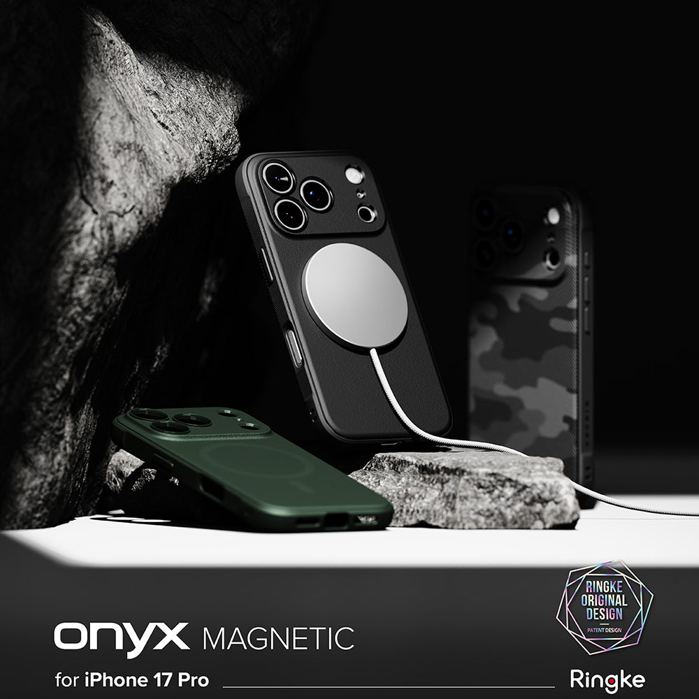 Калъф MagSafe за Apple iPhone 17 Pro Max, Ringke, Onyx, Черен