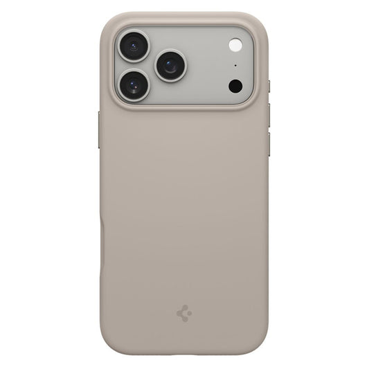 Калъф MagSafe за Apple iPhone 17 Pro Max, Spigen, Silicone Fit, Крем