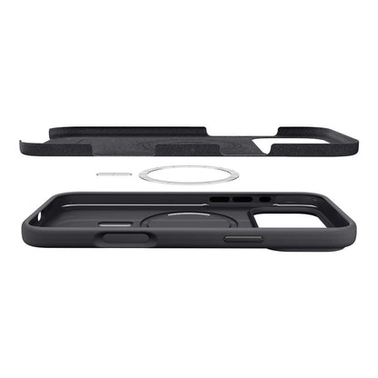 Калъф MagSafe за Apple iPhone 17 Pro Max, Spigen, Silicone Fit, Черен