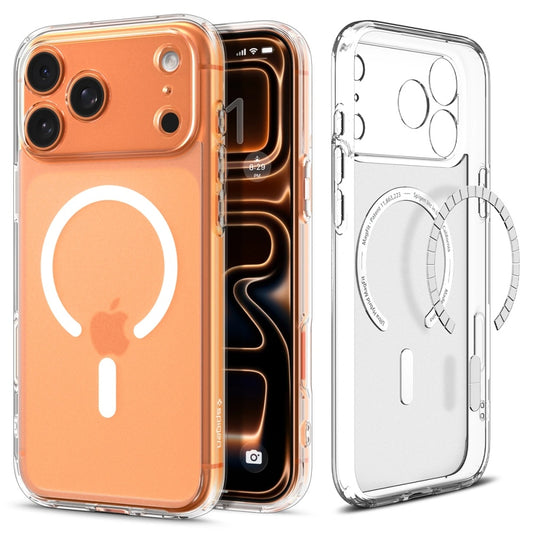 Калъф MagSafe за Apple iPhone 17 Pro Max, Spigen, Ultra Hybrid, Сатенено Бял