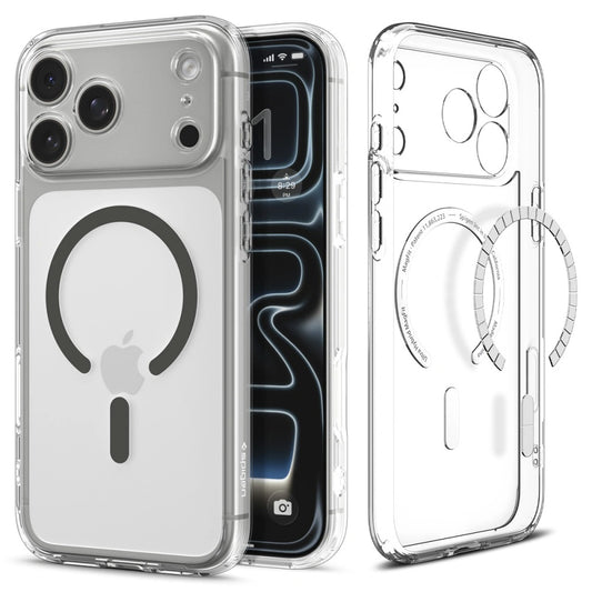Калъф MagSafe за Apple iPhone 17 Pro Max, Spigen, Ultra Hybrid, Сив
