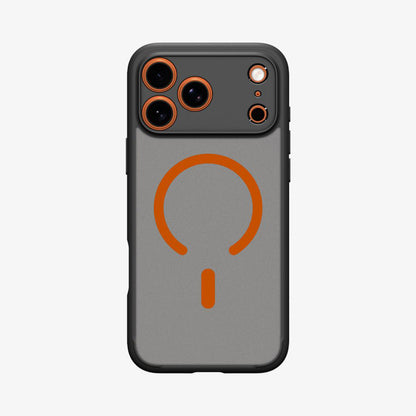 MagSafe Case for Apple iPhone 17 Pro Max, Spigen, Ultra Hybrid, Satin Black Orange ACS10482
