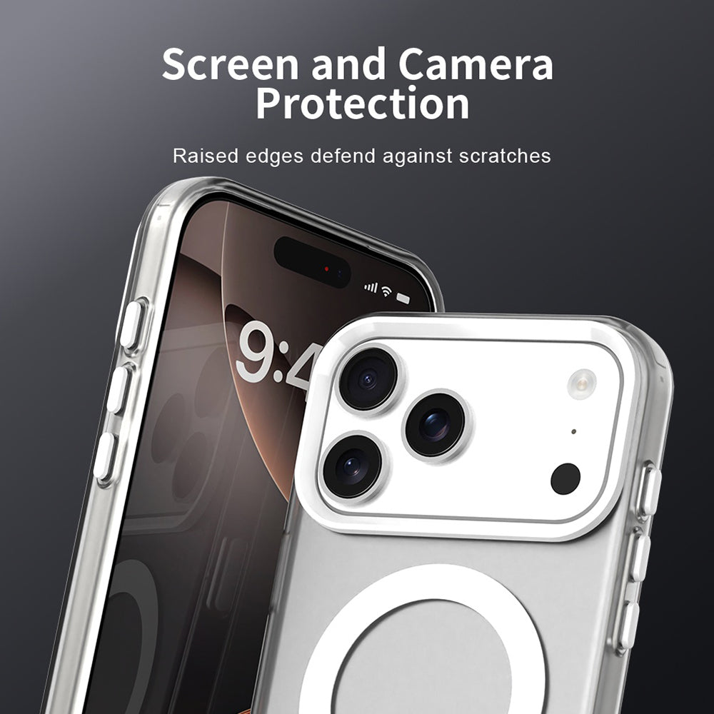 Калъф MagSafe за Apple iPhone 17 Pro Max, Techsuit, CandyCase, Бял