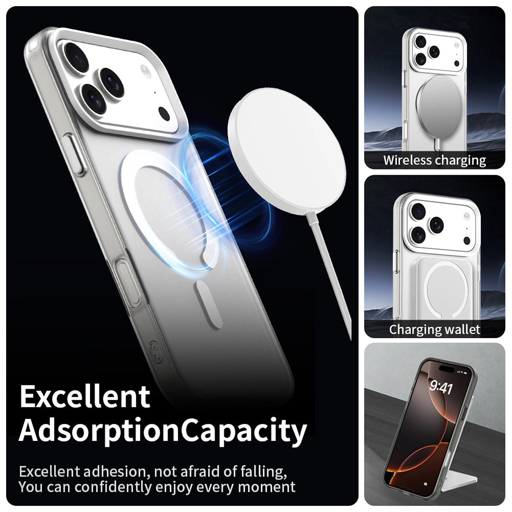 Калъф MagSafe за Apple iPhone 17 Pro Max, Techsuit, CandyCase, Бял