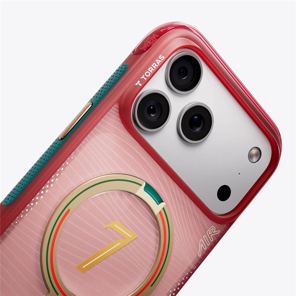 Калъф MagSafe за Apple iPhone 17 Pro Max, Torras, Ostand Q3 Air, Wave of Passion
