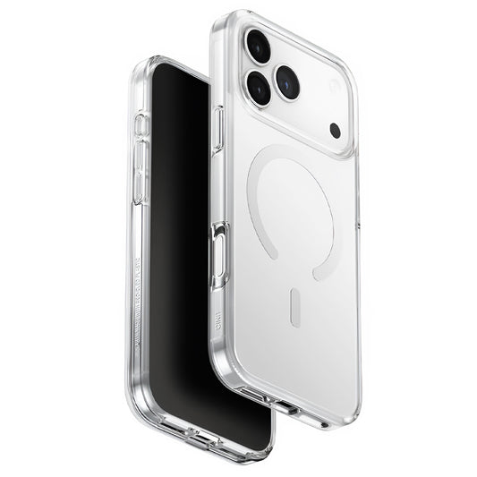 Калъф MagSafe за Apple iPhone 17 Pro Max, UNIQ, Clario MagClick, Прозрачен