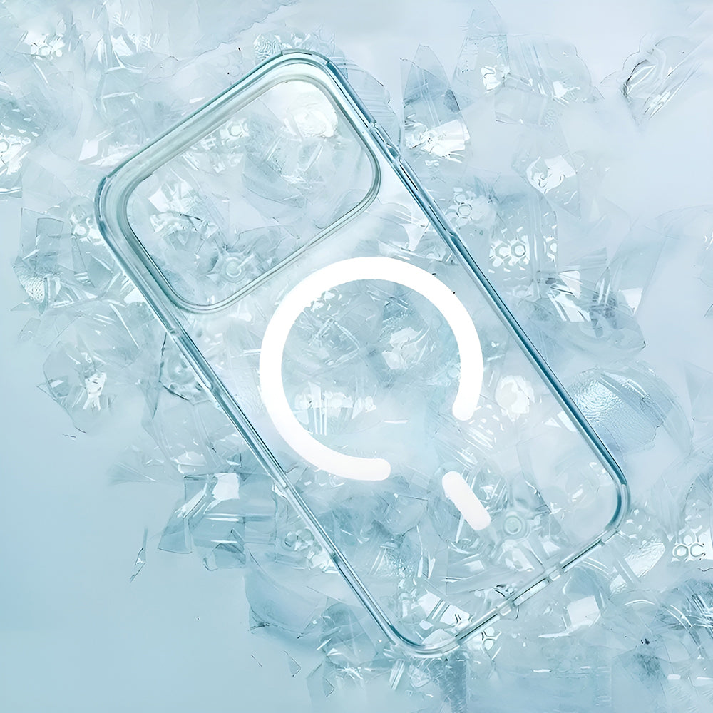 Калъф MagSafe за Apple iPhone 17 Pro Max, UNIQ, Clario MagClick, Прозрачен