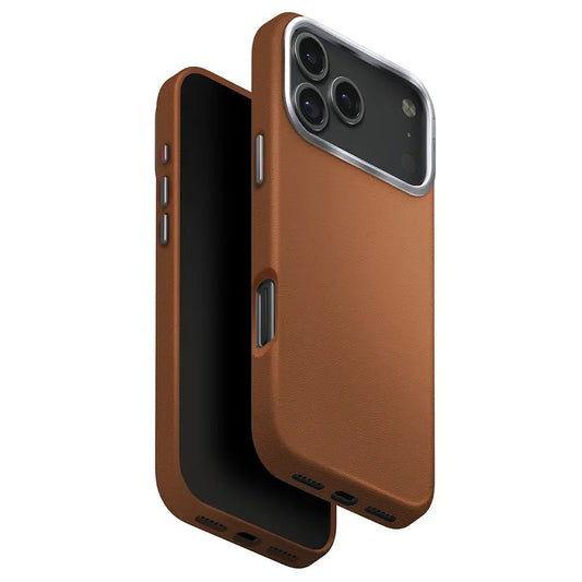Калъф MagSafe за Apple iPhone 17 Pro Max, UNIQ, Lyden Leatherette, Кафяв