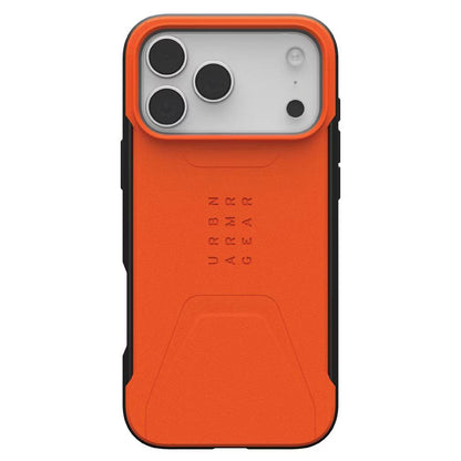 MagSafe Case for Apple iPhone 17 Pro Max, Urban Armor Gear, Civilian LT, Orange