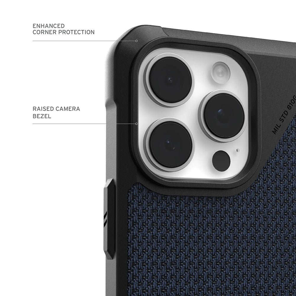 Калъф MagSafe за Apple iPhone 17 Pro Max, Urban Armor Gear, Metropolis LT Kevlar, Тъмносин