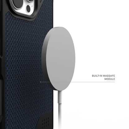 Калъф MagSafe за Apple iPhone 17 Pro Max, Urban Armor Gear, Metropolis LT Kevlar, Тъмносин