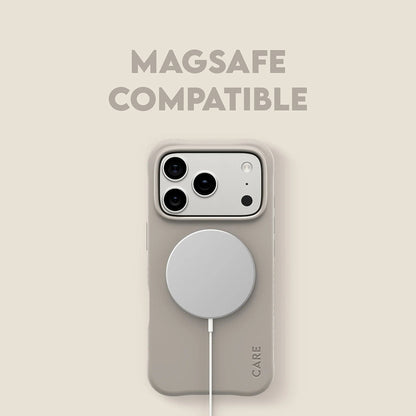 Калъф MagSafe за Apple iPhone 17 Pro, PanzerGlass, Care Fashionable, Бежов
