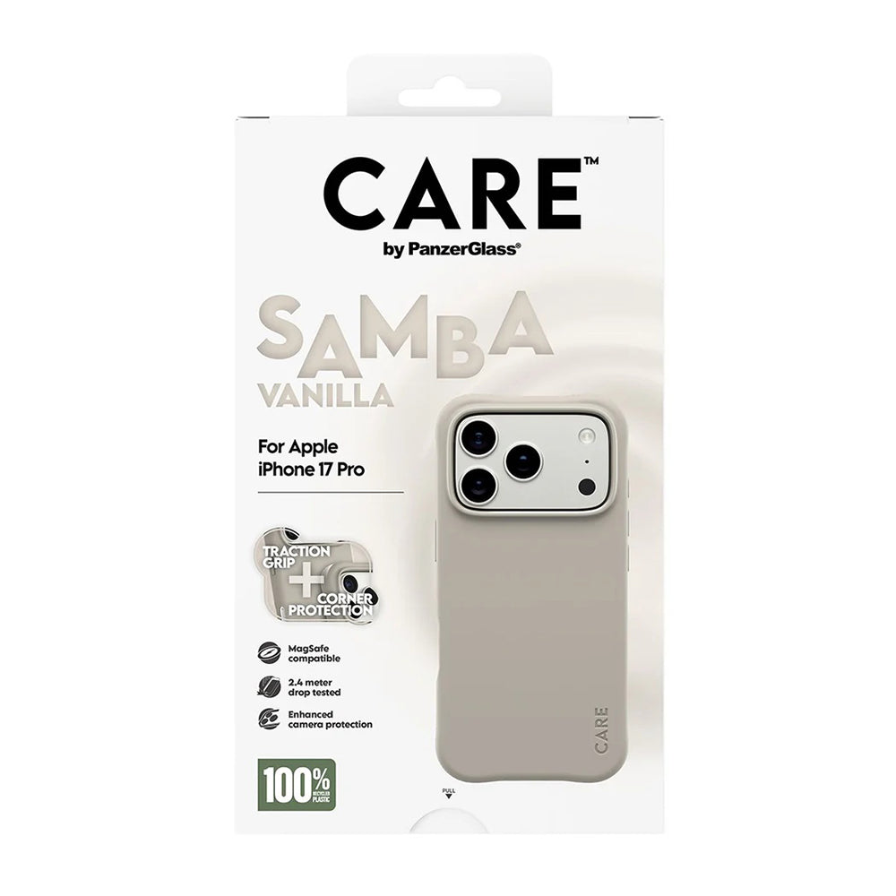 Калъф MagSafe за Apple iPhone 17 Pro, PanzerGlass, Care Fashionable, Бежов