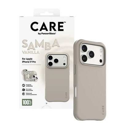 Калъф MagSafe за Apple iPhone 17 Pro, PanzerGlass, Care Fashionable, Бежов