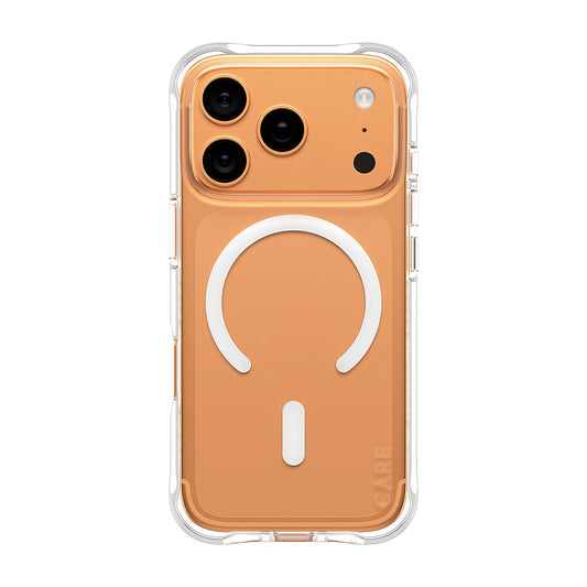 Калъф MagSafe за Apple iPhone 17 Pro, PanzerGlass, Care Fashionable, Прозрачен Бял