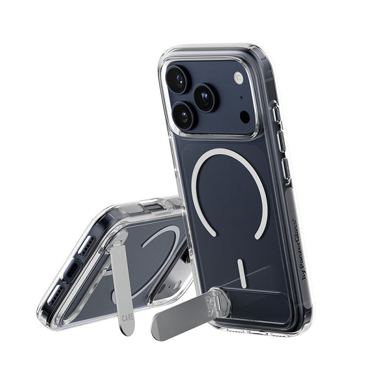 Калъф MagSafe за Apple iPhone 17 Pro, PanzerGlass, с функция стойка, прозрачен