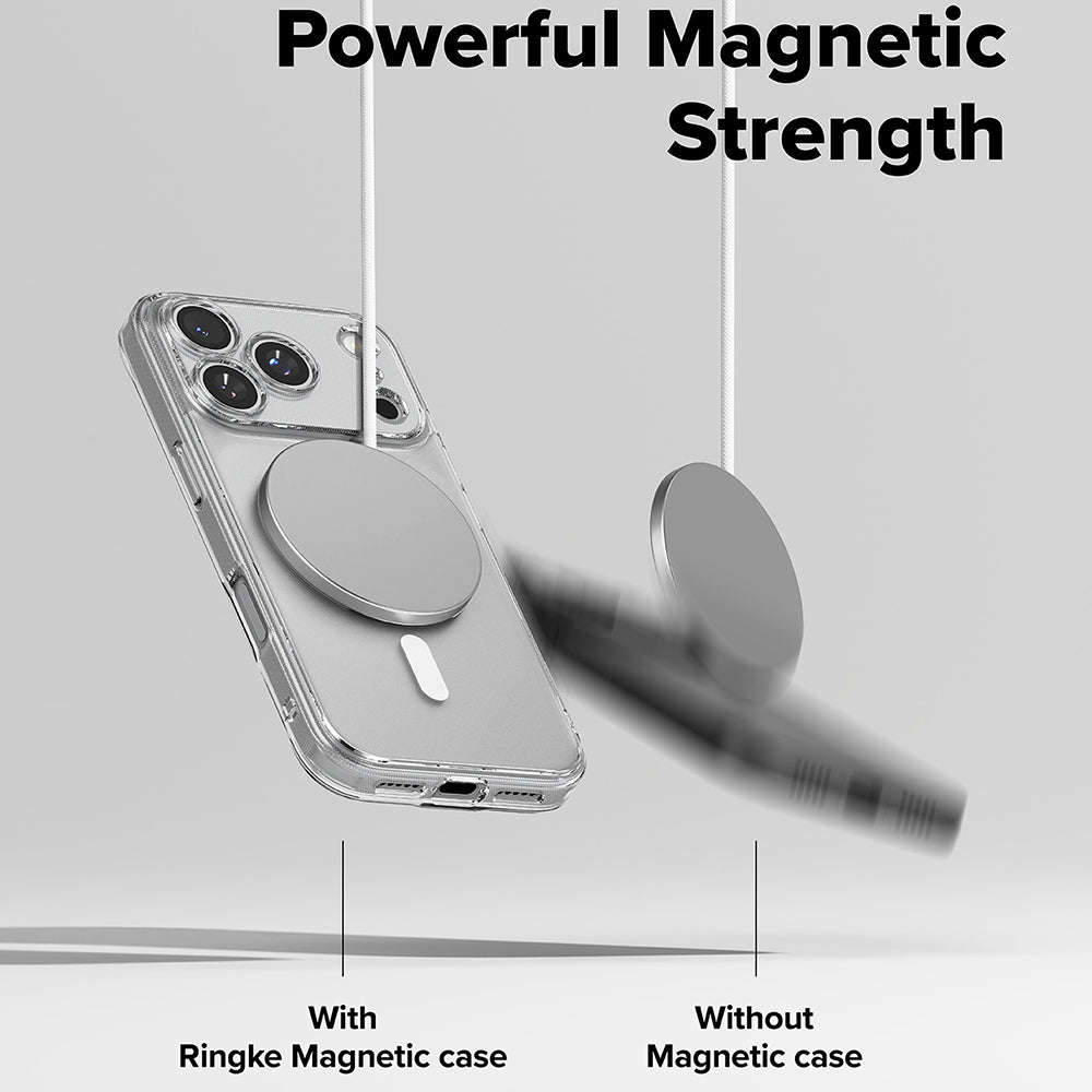 Калъф MagSafe за Apple iPhone 17 Pro, Ringke, Fusion, Матово Прозрачен