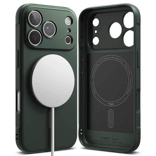 Калъф MagSafe за Apple iPhone 17 Pro, Ringke, Onyx, Тъмнозелен
