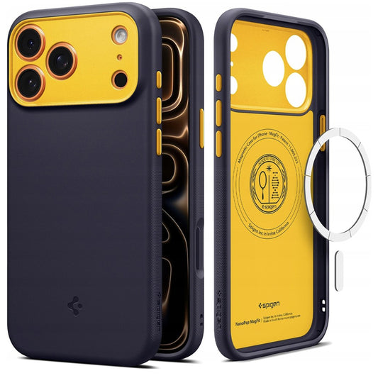 Калъф MagSafe за Apple iPhone 17 Pro, Spigen, Caseology Nano Pop, Mov