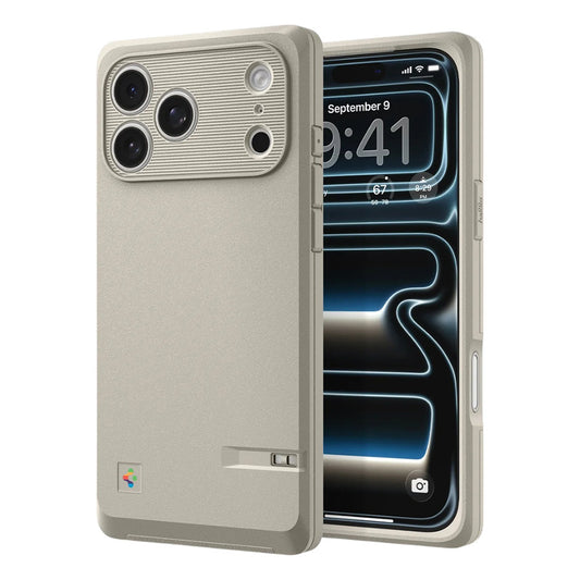 Калъф MagSafe за Apple iPhone 17 Pro, Spigen, Classic LS, Крем