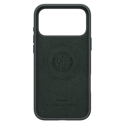 Калъф MagSafe за Apple iPhone 17 Pro, Spigen, Silicone Fit, Зелен