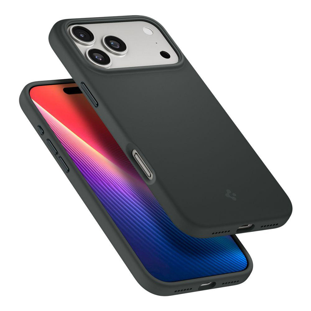 Калъф MagSafe за Apple iPhone 17 Pro, Spigen, Silicone Fit, Зелен