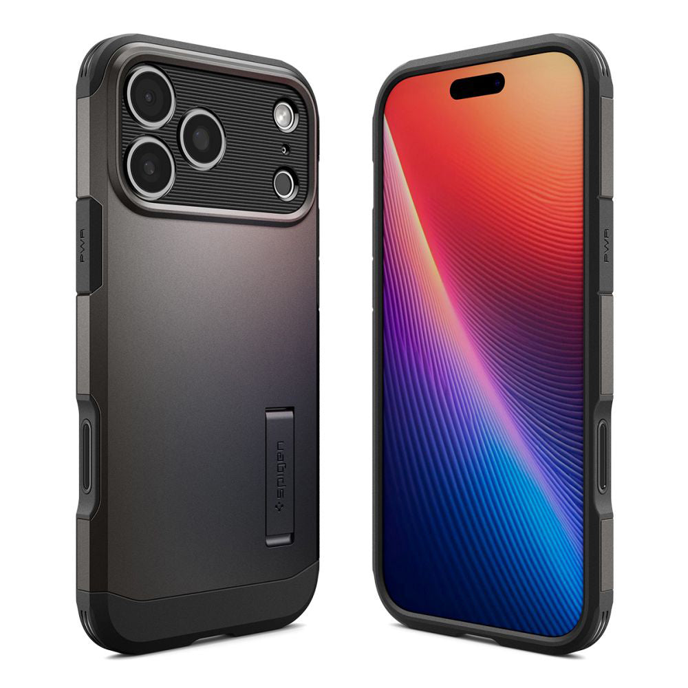 Калъф MagSafe за Apple iPhone 17 Pro, Spigen, Tough Armor T, Сив