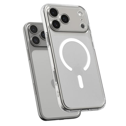 Калъф MagSafe за Apple iPhone 17 Pro, Spigen, Ultra Hybrid, Сатенено Бял
