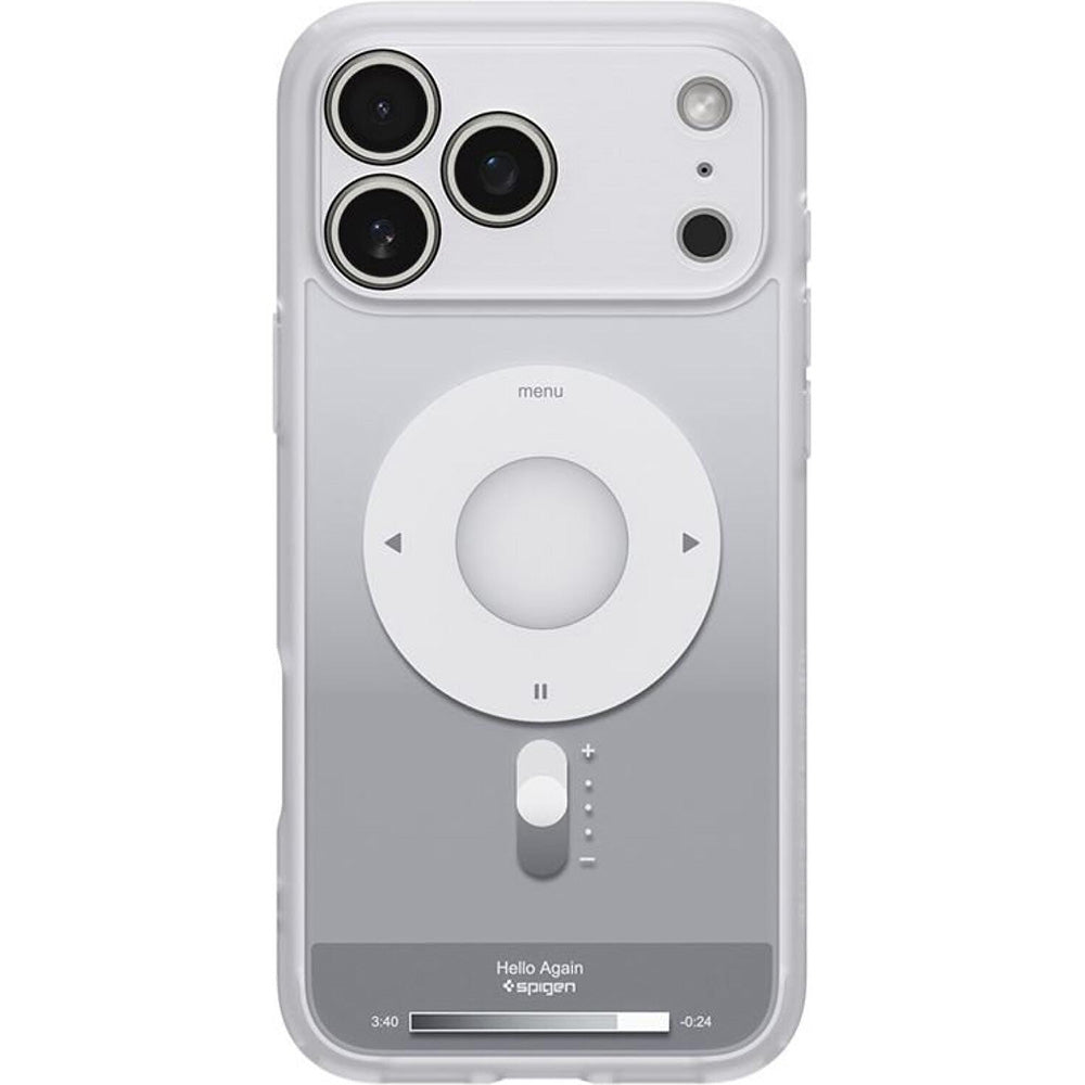 Калъф MagSafe за Apple iPhone 17 Pro, Spigen, Ultra Hybrid Classic, Сребрист