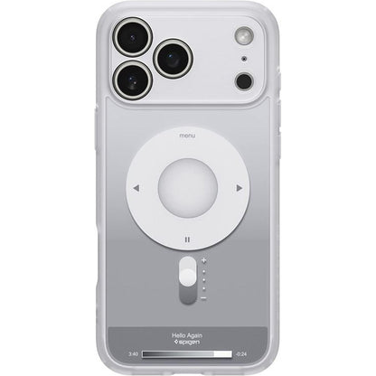 Калъф MagSafe за Apple iPhone 17 Pro, Spigen, Ultra Hybrid Classic, Сребрист
