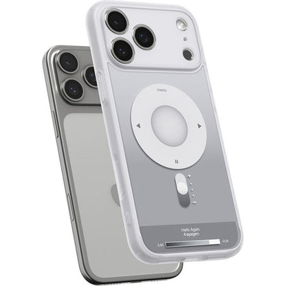 Калъф MagSafe за Apple iPhone 17 Pro, Spigen, Ultra Hybrid Classic, Сребрист